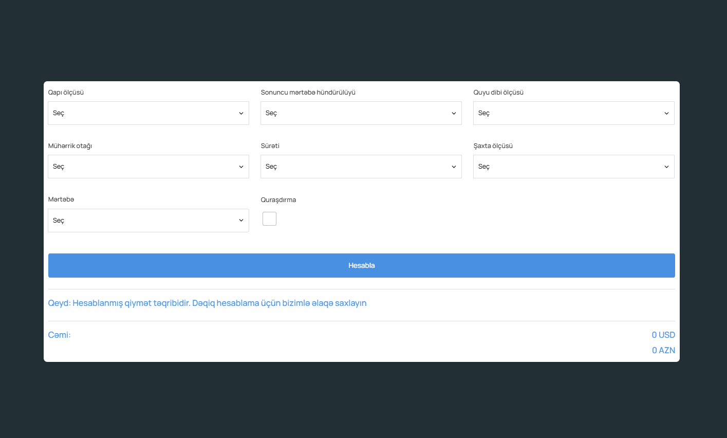 Lift qiymətləri necə hesablanır? – Azərbaycanda lift dəyərinin müəyyən olunması image
